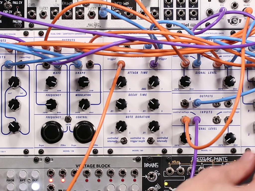 An old synthesizer.