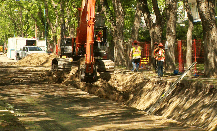 City Park and Riversdale are getting water and sewer upgrades this construction season in Saskatoon.