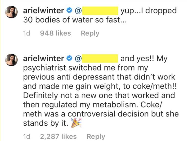 Ariel Winter lashes out at trolls over plastic surgery rumours - image