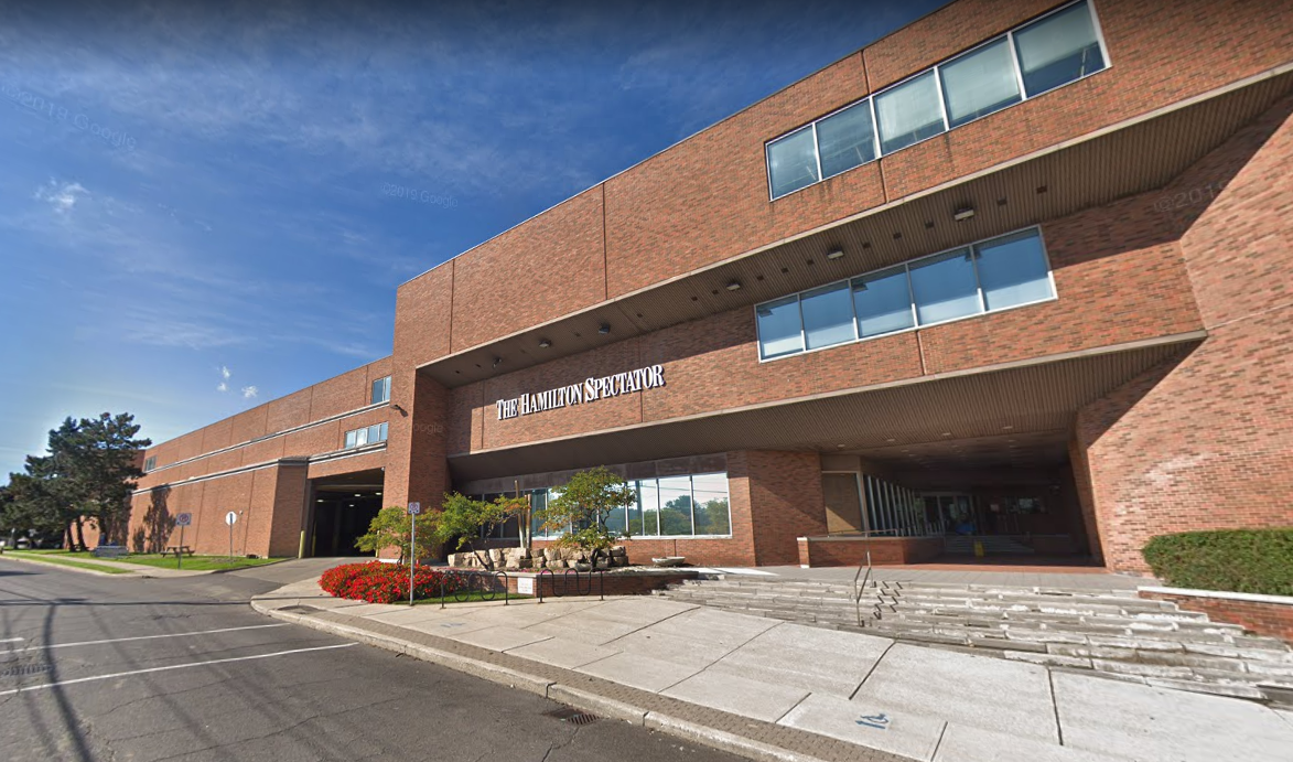 The Hamilton Spectator's building has been sold, according to Torstar Corp.