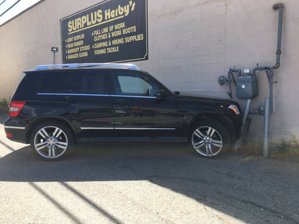 An SUV crashing into a gas meter caused a gas leak in downtown Vernon on Wednesday morning. 