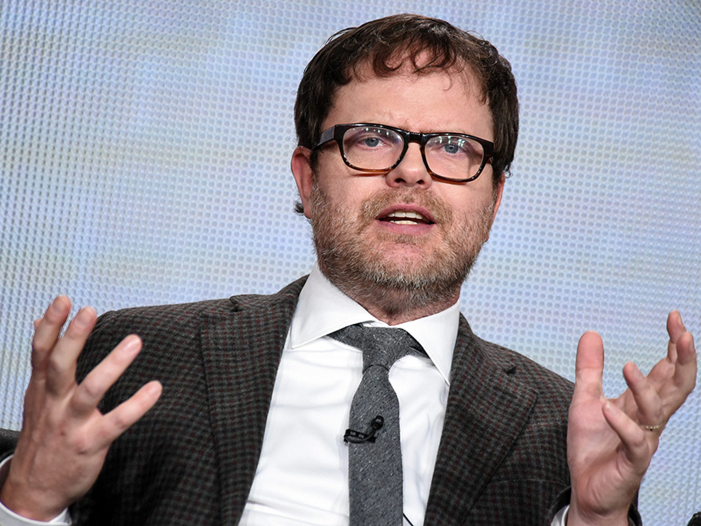 Rainn Wilson speaks onstage during the Backstrom panel at the Fox 2015 Winter TCA in Pasadena, Calif.