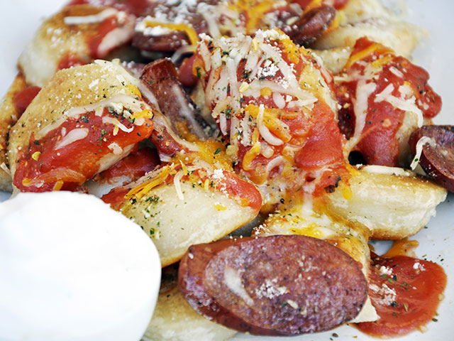 Pizza perogies will be available at K-Days this year.