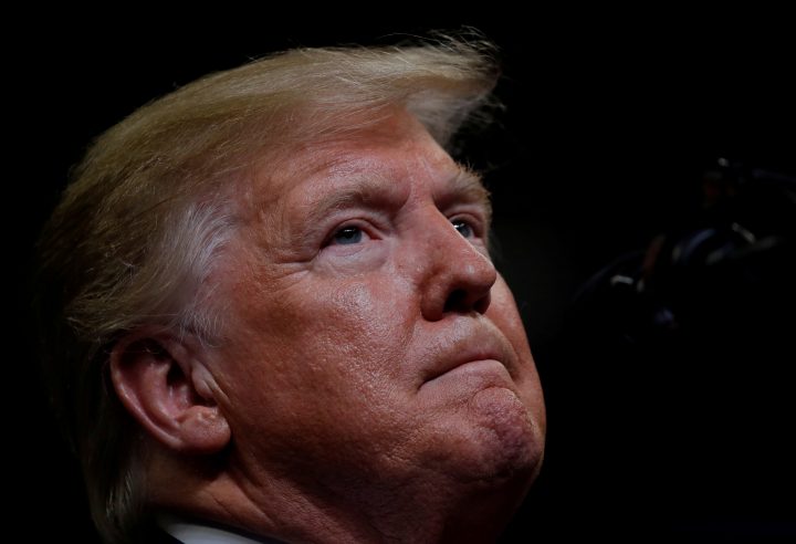U.S. President Donald Trump attends a campaign rally in Orlando, Florida, U.S., June 18, 2019.  