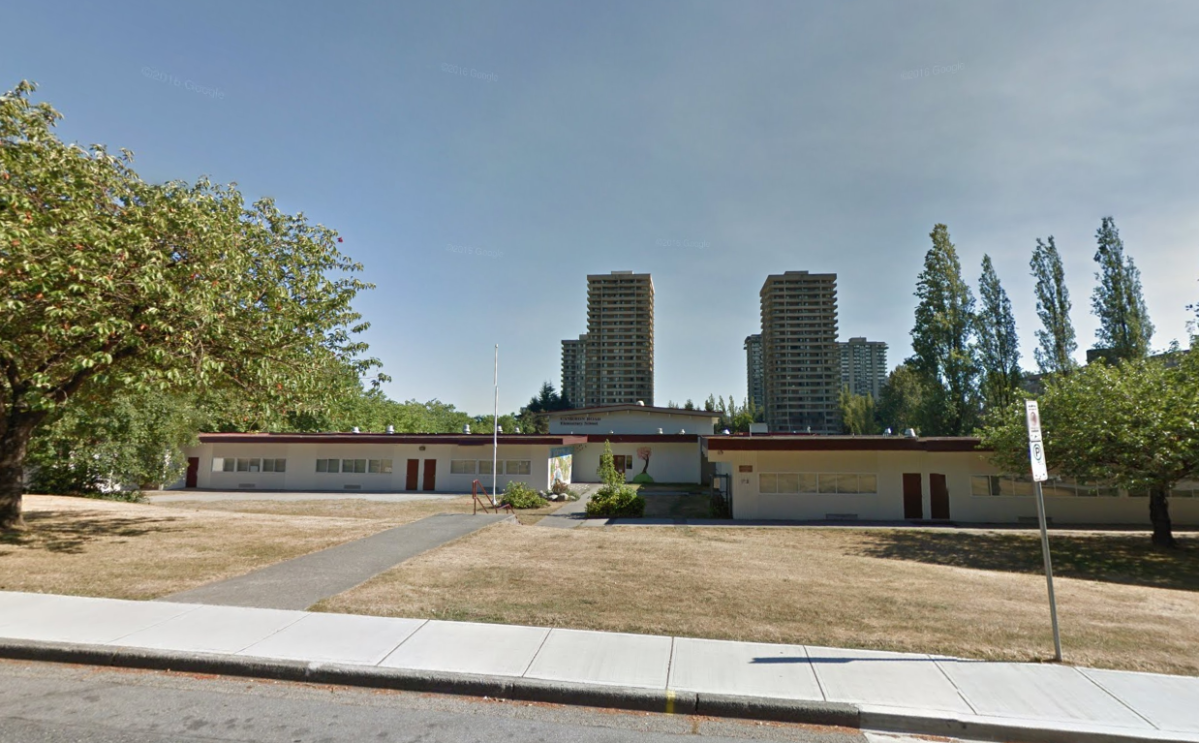 Police arrested three men and seized an illegal handgun on Tuesday evening outside Cameron Elementary.