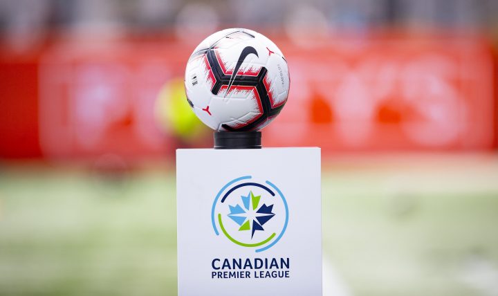A file photo of a soccer ball used in the Canadian Premier League.