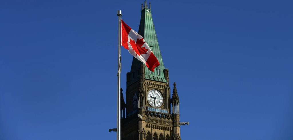The Peace Tower is pictured on Parliament Hill on Monday, September 15, 2014.