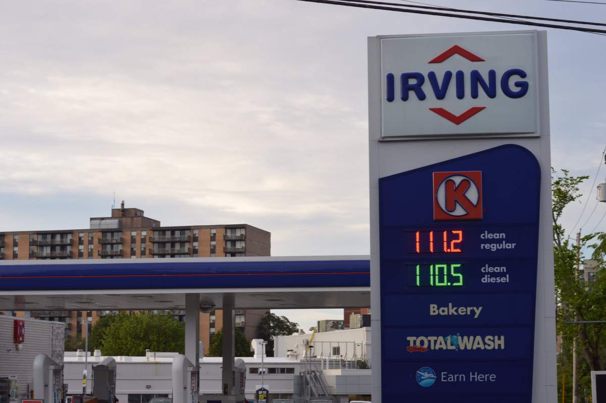 File - Irving Gas Station at 2499 Robie Street in Halifax, Nova Scotia.