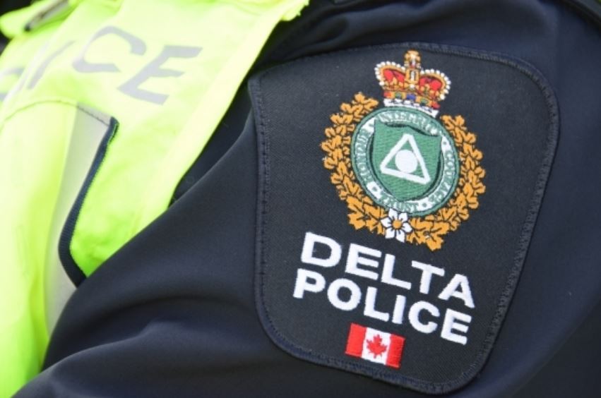 A Delta Police officer in an undated file photo.