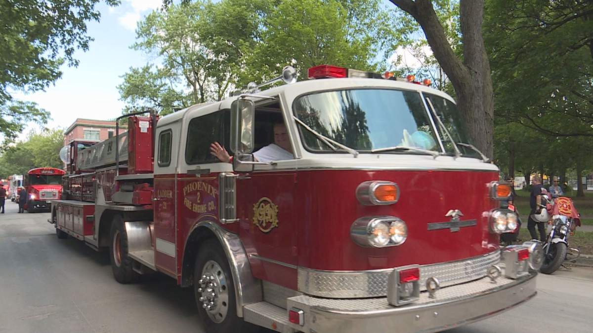 62 trucks rolled through Mount Royal streets.