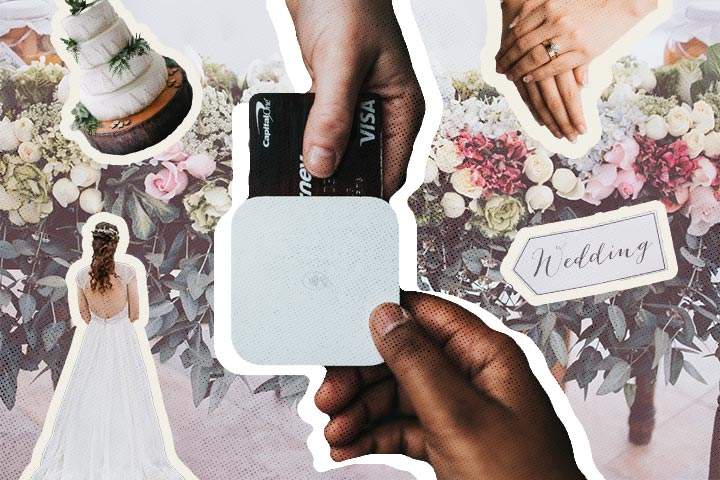 Some couples are going the "pop-up chapel" route to save money. 