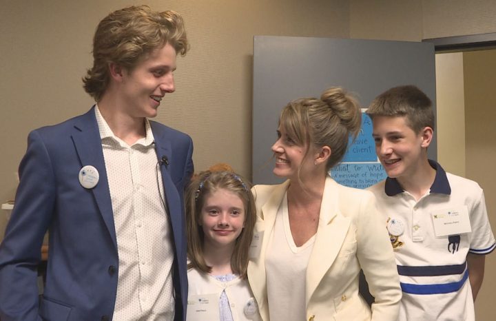 Michael Finkle, Jane Finkle, Patricia Finkle and Mitchell Finkle on June 18, 2019.