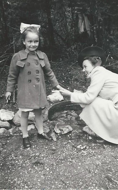 Jeannine Mercier and her older sister Yvonne in 1940. This picture was taken around the time Jeannine last saw her brother.