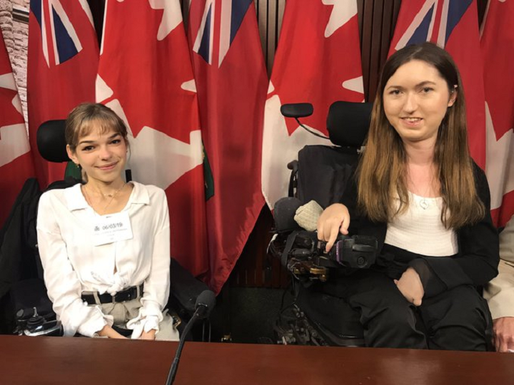 Rebecca Van Fraassen (left) has been approved for Spinraza coverage, her family says. Tori Lacey (right) is still looking to be approved.