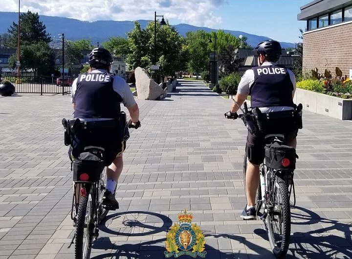 Vernon RCMP say an allegedly stolen vehicle was spotted in the area of 25th Avenue and 34th Street, with the suspect being arrested after a short foot pursuit.