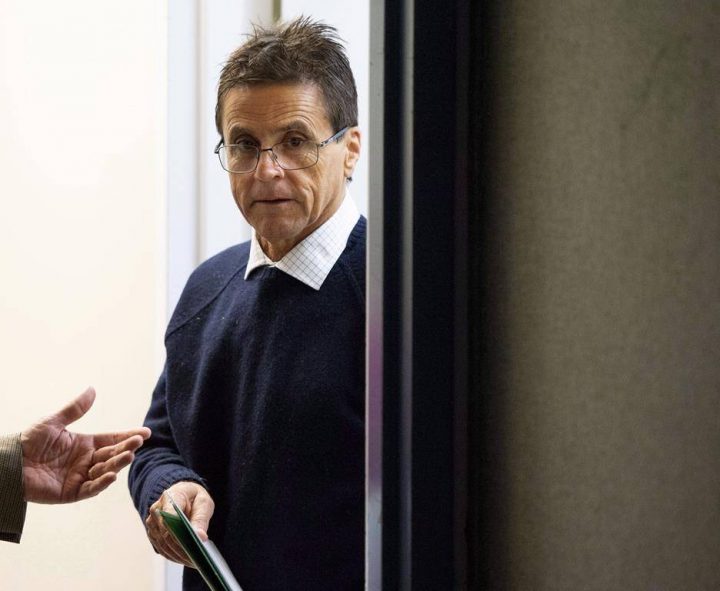 Hassan Diab arrives for a press conference on the French Court of Appeal's decision in his case on Parliament Hill in Ottawa on Friday, Oct. 26, 2018. A review of the extradition of Ottawa academic Hassan Diab says that the federal prosecutors who worked on the case did their jobs ethically and within the law.