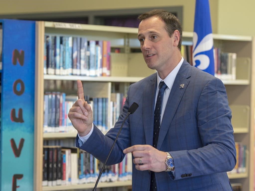 Quebec Education Minister Jean-François Roberge was reacting to an open letter published in Le Devoir.