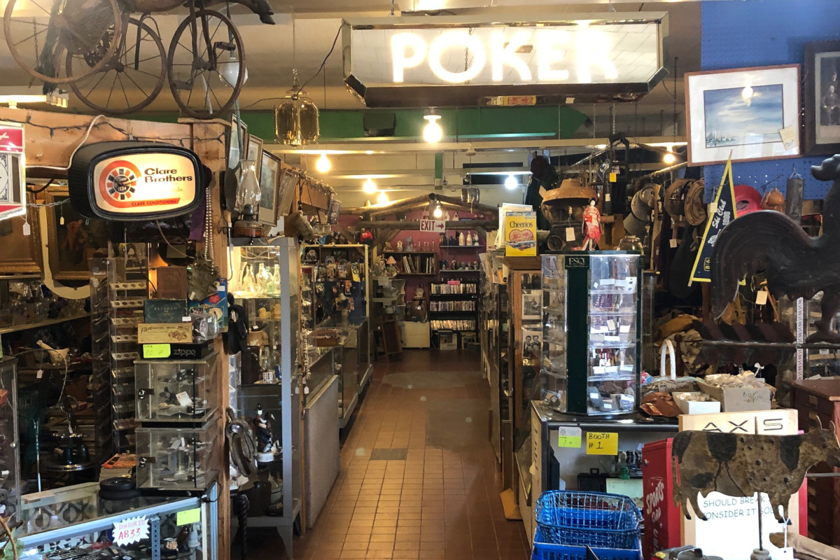 The Crossroads Antique Market in Brantford, Ont. is crammed full of antique and vintage goodies.