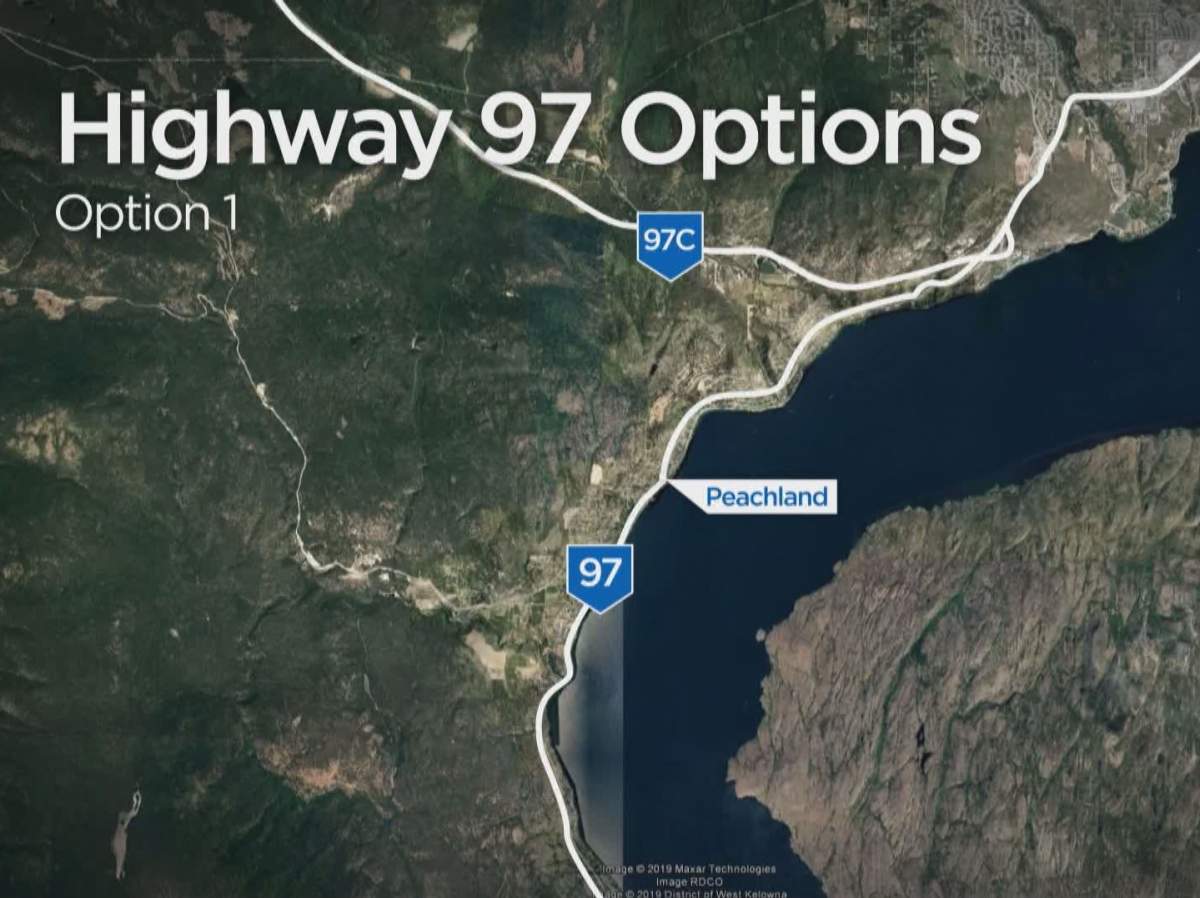 Option one as outlined by the Ministry of Transportation.