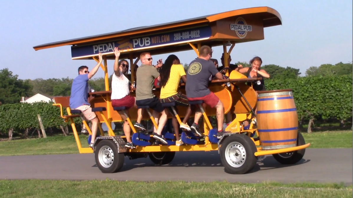 The Pedal Pub offers a unique way of touring Niagara On The Lake.