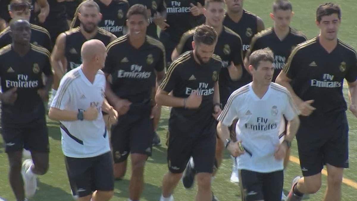 Real Madrid is training in Montreal for just over a week. 