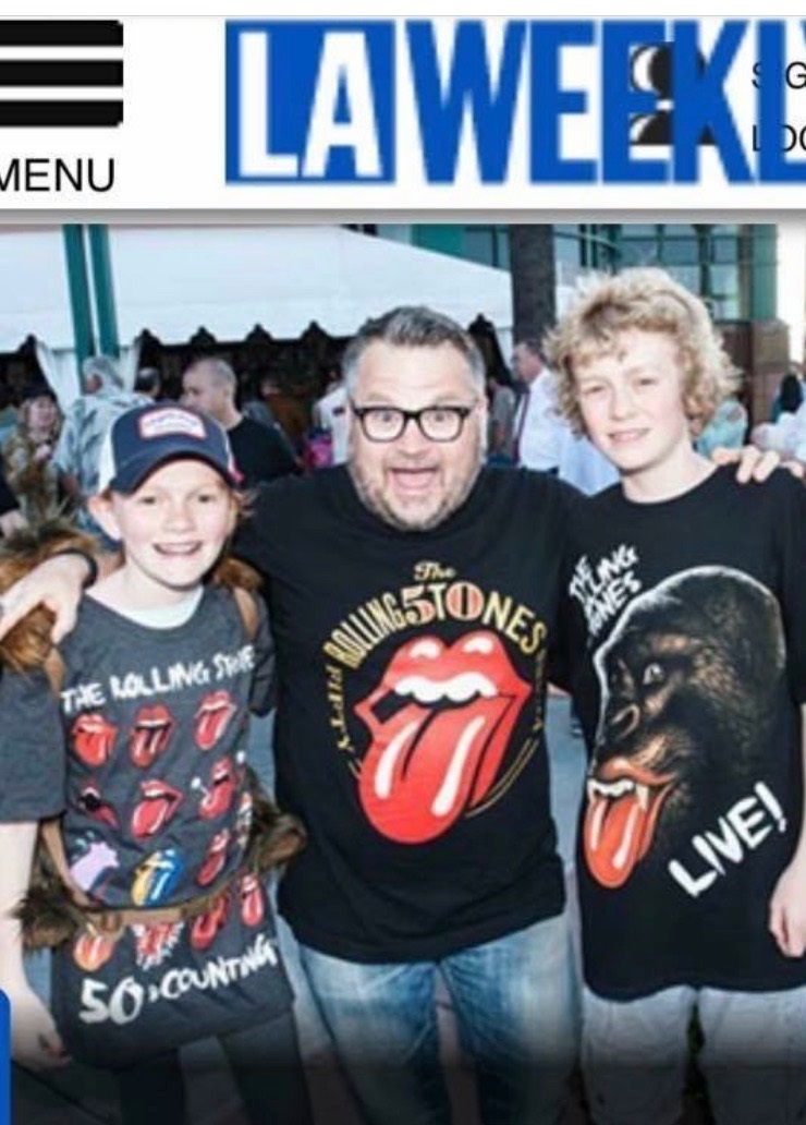 Donovan Workun and his kids featured in LA Weekly