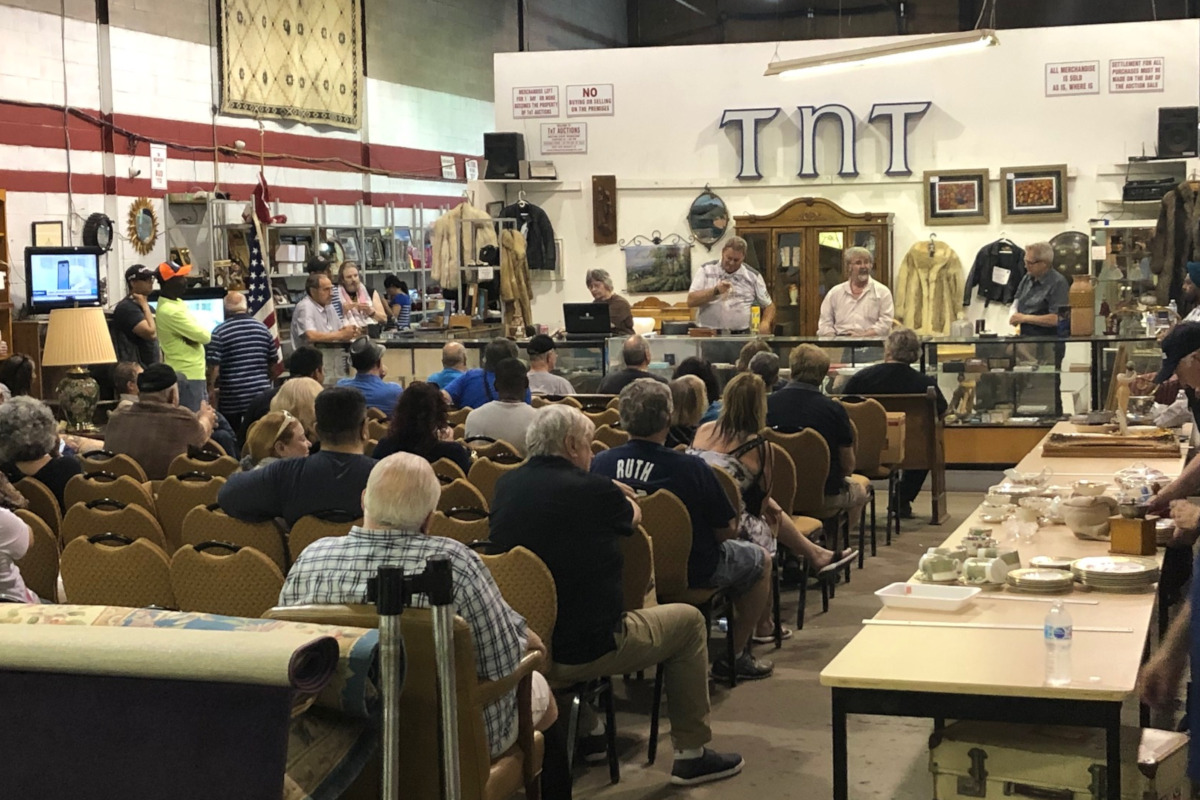 Auctions are held weekly at TNT Auctions in Brampton, Ont.
