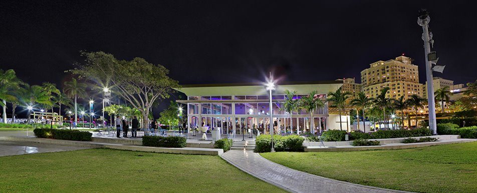 The Lake Pavilion building is shown in West Palm Beach, Fla.