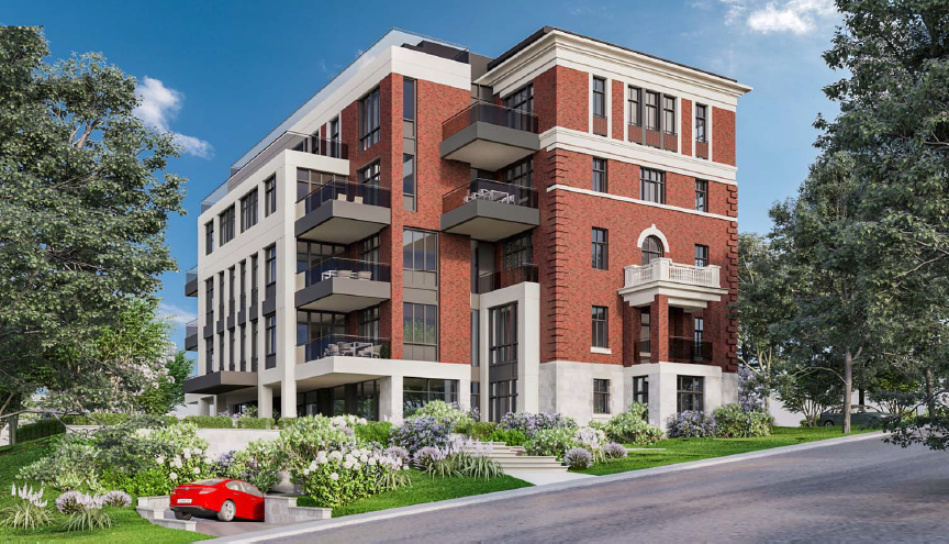 The new building at 500 Claremont avenue will include 20 units and 43 underground parking spots