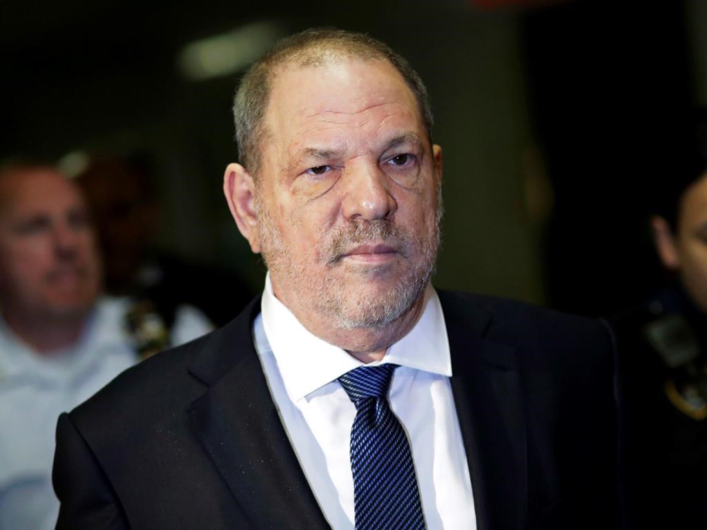 Harvey Weinstein enters State Supreme Court in New York on Oct. 11, 2018.