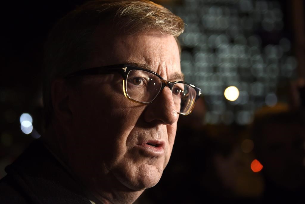 Ottawa Mayor Jim Watson speaks in Ottawa on Thursday, Nov. 10, 2016.