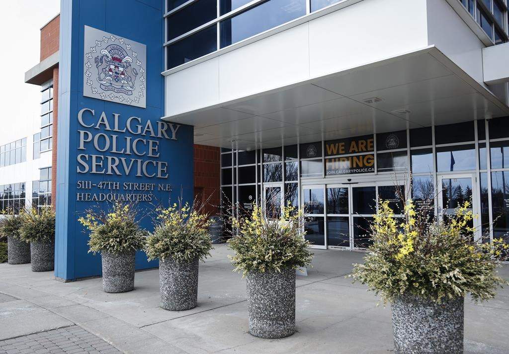 Calgary Police Service headquarters is shown in Calgary, Alta., Monday, May 6, 2019.THE CANADIAN PRESS/Jeff McIntosh.