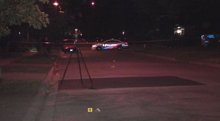 A man was injured after an overnight shooting in Etobicoke. 