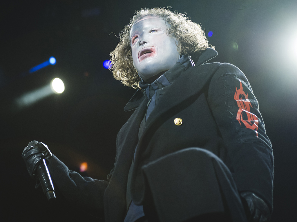 Corey Taylor of Slipknot performs onstage during Day 2 of Download Festival 2019 at La Caja Magica on June 29, 2019 in Madrid, Spain.