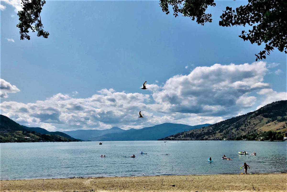 The beach was temporarily closed for five days after higher-than-allowable bacterial levels.
