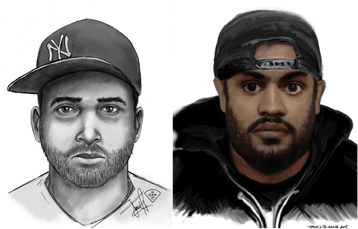 Police released these sketches of a suspect who officers say is wanted in connection with multiple reported sexual assaults.