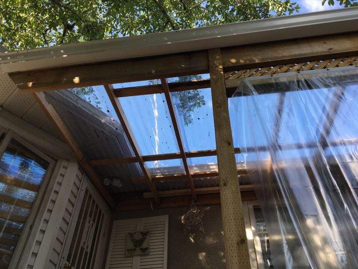 Bankview roof that was left unfinished by what appears to be fake roofing company