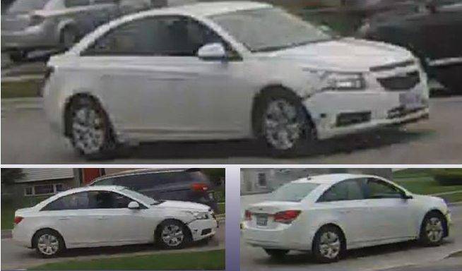London police released these images of the suspect vehicle involved in the shooting.