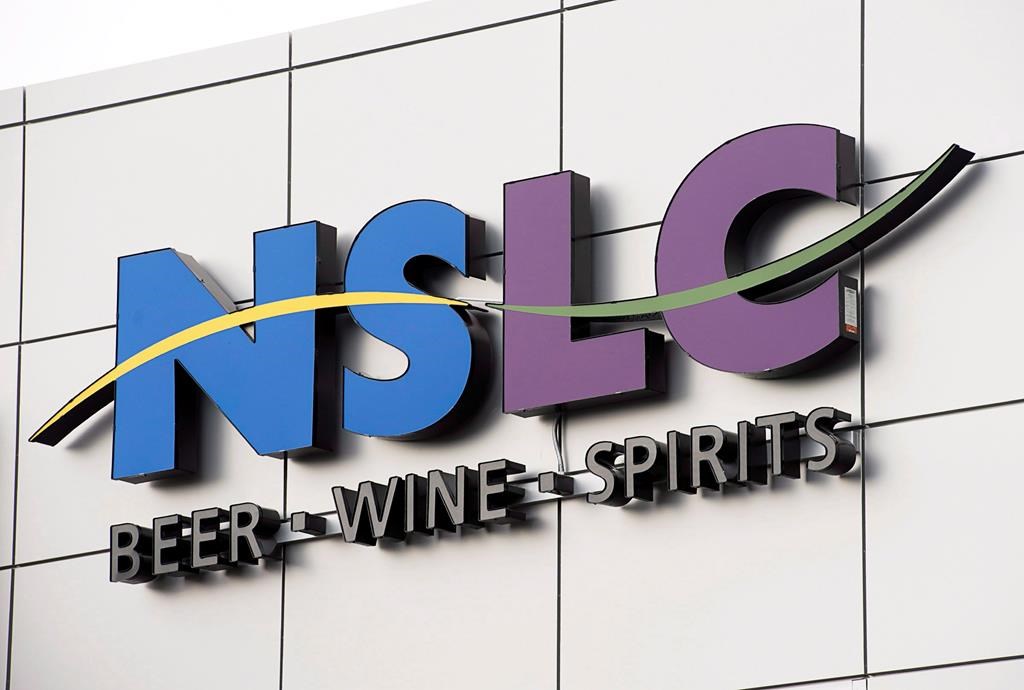 The logo of the Nova Scotia Liquor Commission is seen in Halifax on Wednesday, Sept. 4, 2013.