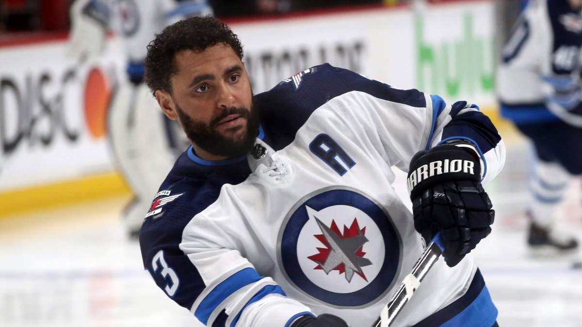 Winnipeg Jets defenceman Dustin Byfuglien.