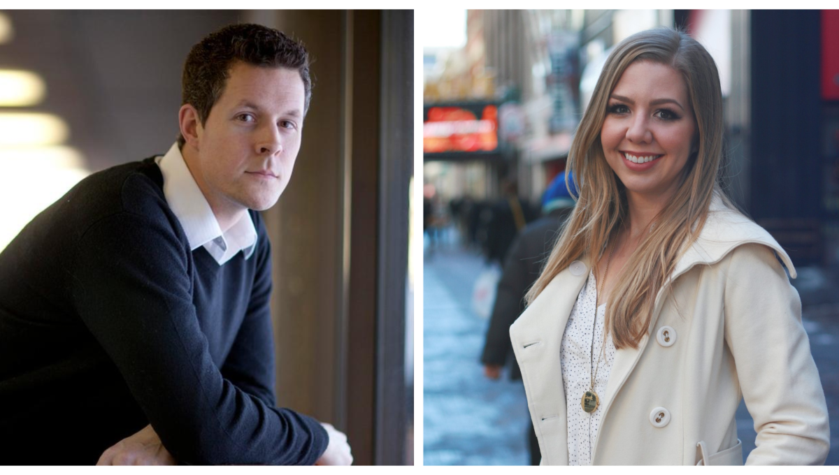 Robb Engen (left) is a a financial adviser and money blogger at Boomer and Echo. Bridget Casey (right) runs the financial literacy website Money After Graduation.