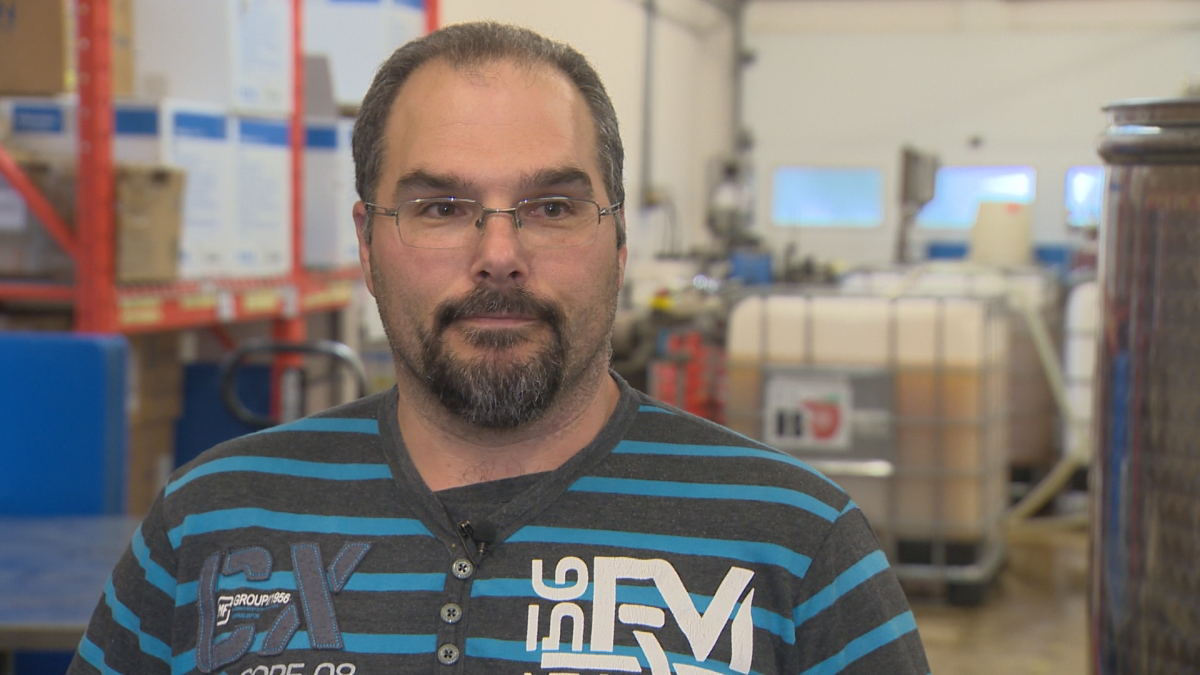 Eric Noel, the cider and winemaker for Belliveau Orchard, says working with apples that aren’t fully ripe will have a learning curve to it