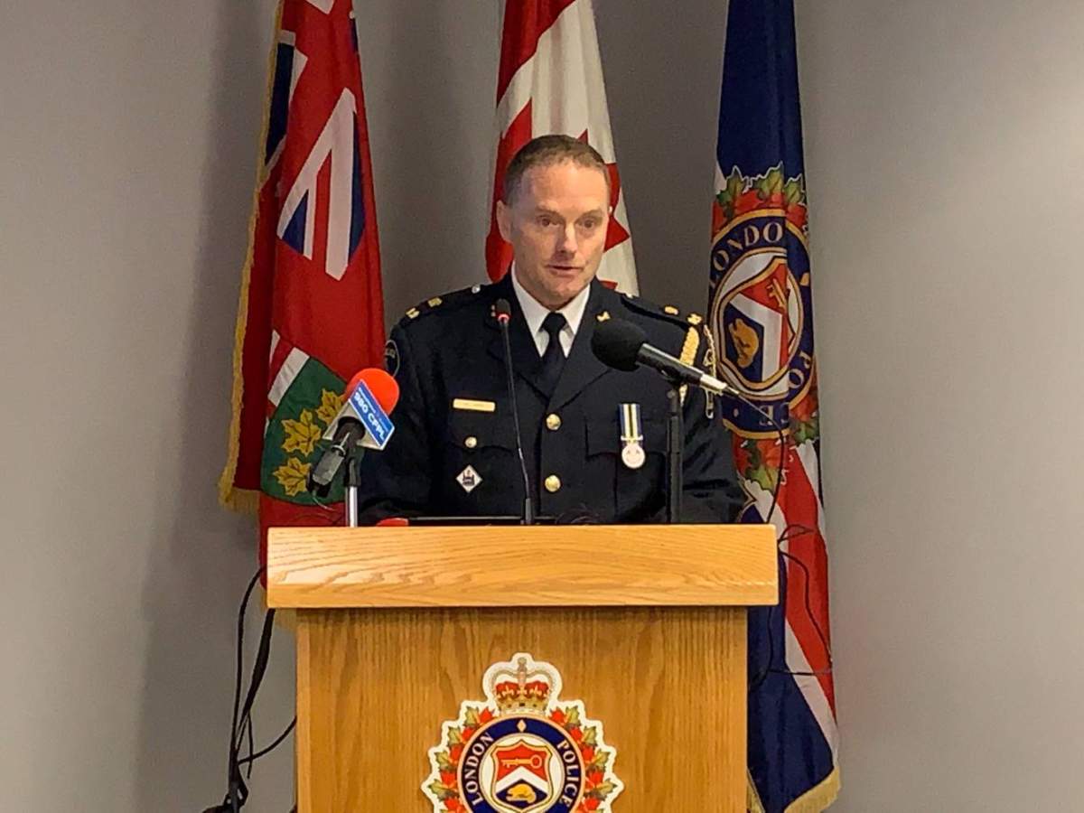 File photo of London Police Chief Steve Williams.