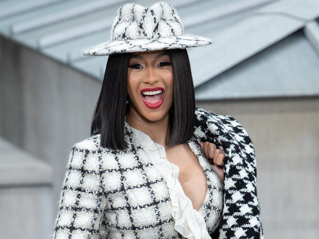 Cardi B attending the Chanel Womenswear Spring/Summer 2020 show as part of Paris Fashion Week in Paris, France on Oct. 1, 2019.