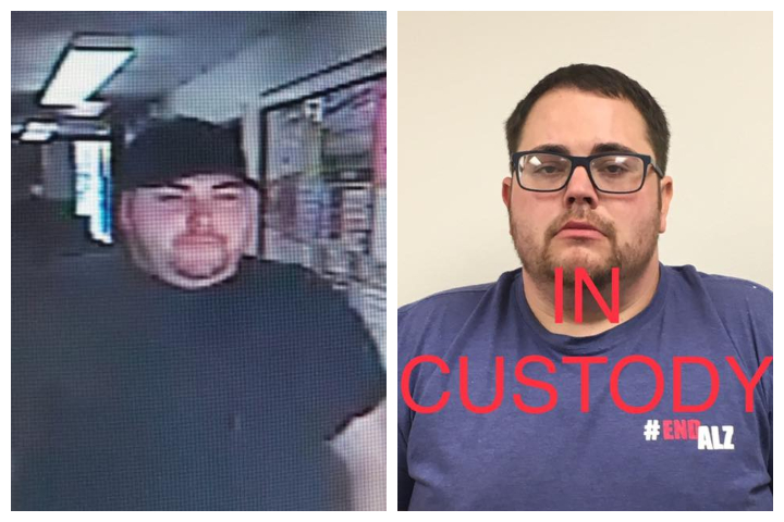 Heath Edward Bumpous was arrested in Groveton, Texas, in connection with a bank robbery on Oct. 4.