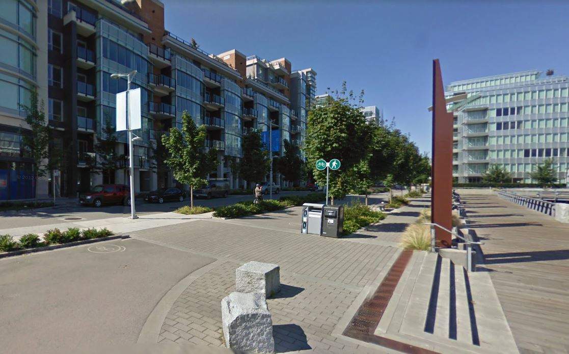 A view of Vancouver's Olympic Village neighbourhood in Southeast False Creek.