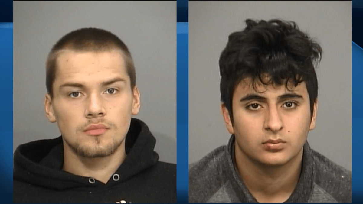Police believe two men in their 20s are responsible for a stabbing in Hamilton's west end on Oct. 5.