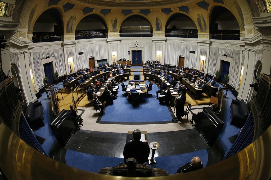 Manitoba's Progressive Conservative government says its plans to make a a 15 per cent cut in management levels to the province's public service sector.