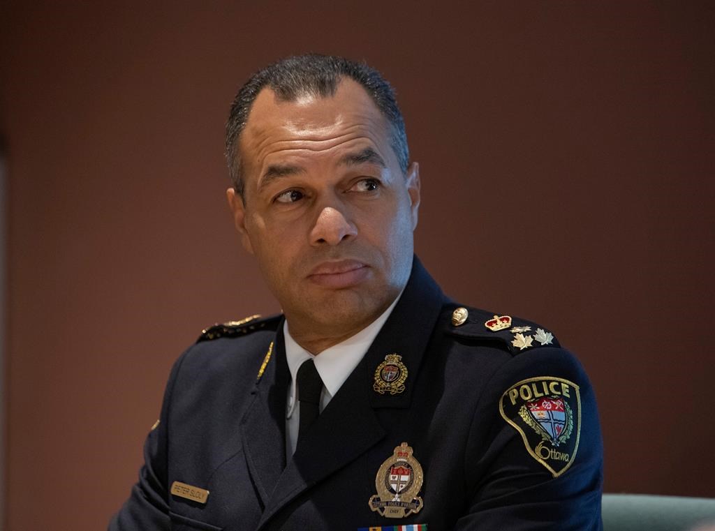Ottawa Police Chief Peter Sloly defended the service's decision to remove a demonstration blocking traffic in downtown Ottawa late last week.