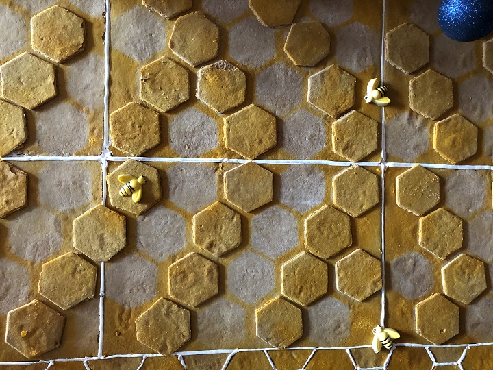 The walls of the gingerbread house at the Fairmont Hotel Macdonald in 2019